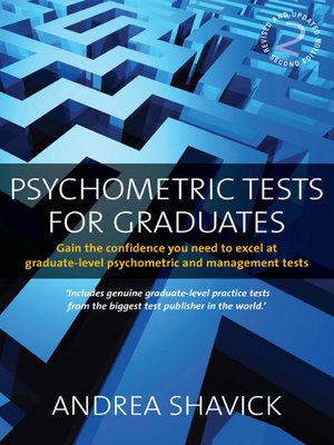 cover image of Psychometric Tests for Graduates